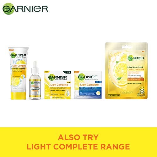 Try the Garnier Light Complete Skin Care range